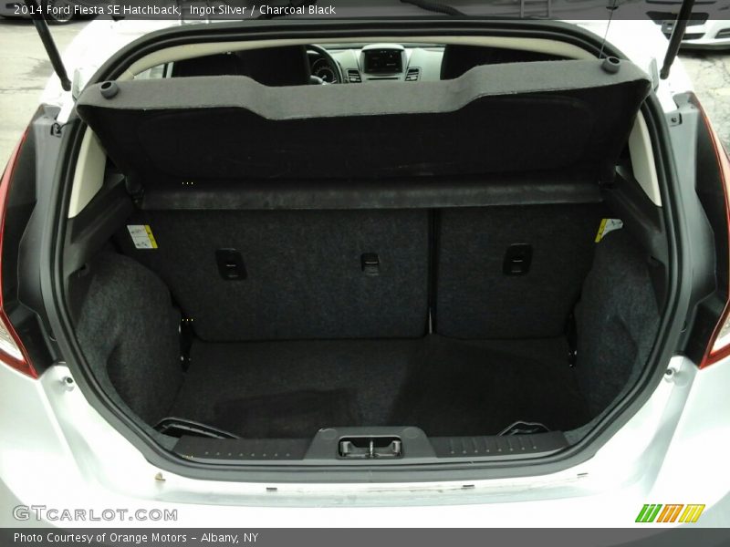 Ingot Silver / Charcoal Black 2014 Ford Fiesta SE Hatchback