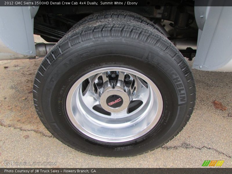 Summit White / Ebony 2012 GMC Sierra 3500HD Denali Crew Cab 4x4 Dually