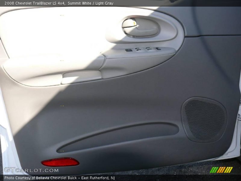 Summit White / Light Gray 2008 Chevrolet TrailBlazer LS 4x4