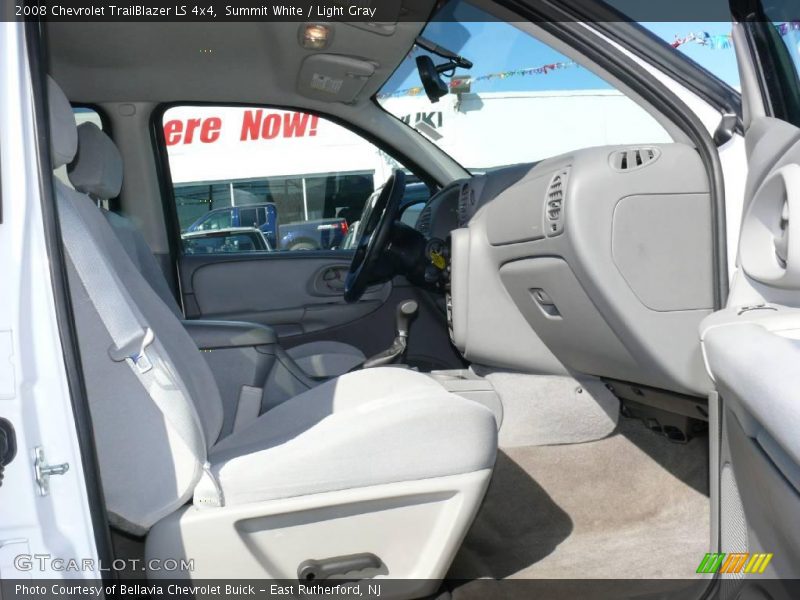 Summit White / Light Gray 2008 Chevrolet TrailBlazer LS 4x4