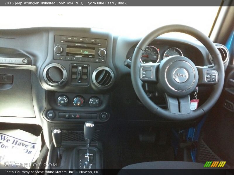 Dashboard of 2016 Wrangler Unlimited Sport 4x4 RHD