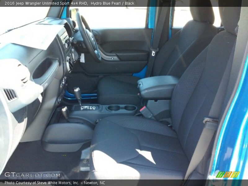  2016 Wrangler Unlimited Sport 4x4 RHD Black Interior