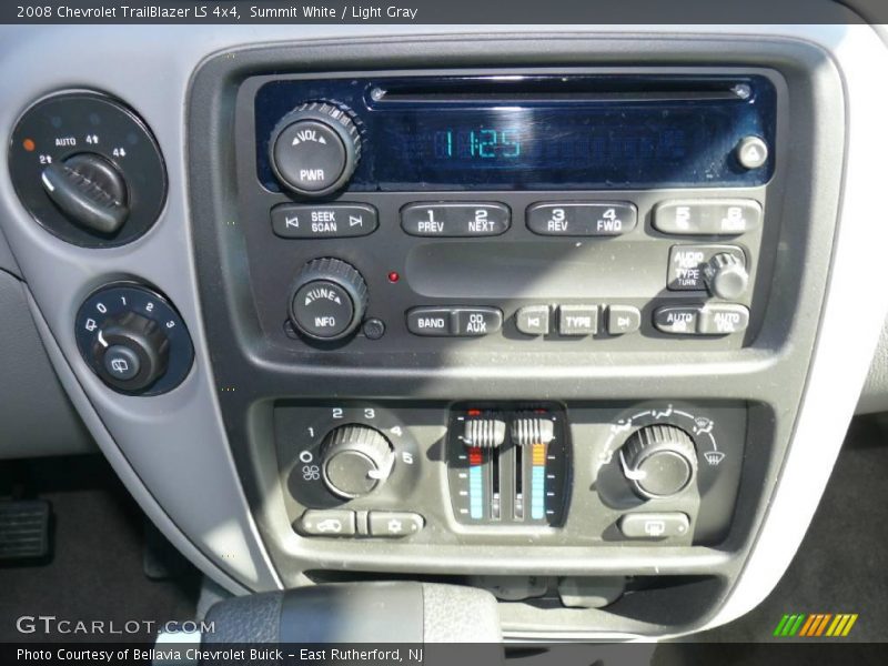 Summit White / Light Gray 2008 Chevrolet TrailBlazer LS 4x4