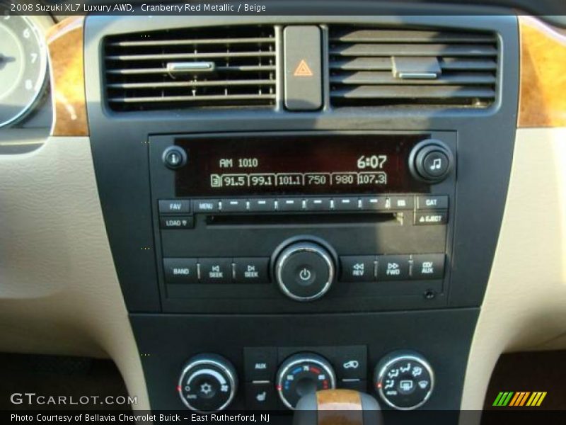 Cranberry Red Metallic / Beige 2008 Suzuki XL7 Luxury AWD
