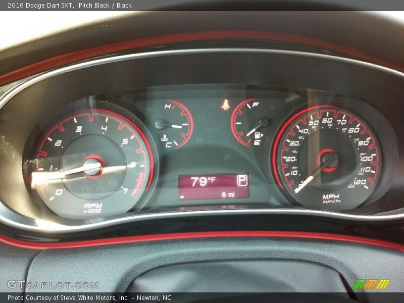 Pitch Black / Black 2016 Dodge Dart SXT