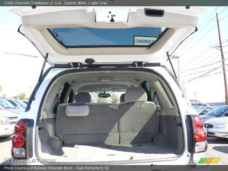 Summit White / Light Gray 2008 Chevrolet TrailBlazer LS 4x4