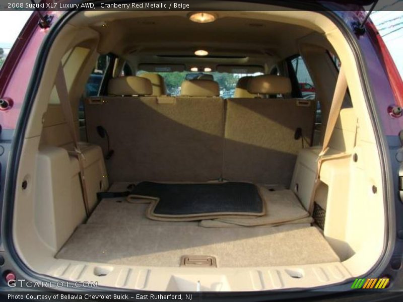 Cranberry Red Metallic / Beige 2008 Suzuki XL7 Luxury AWD