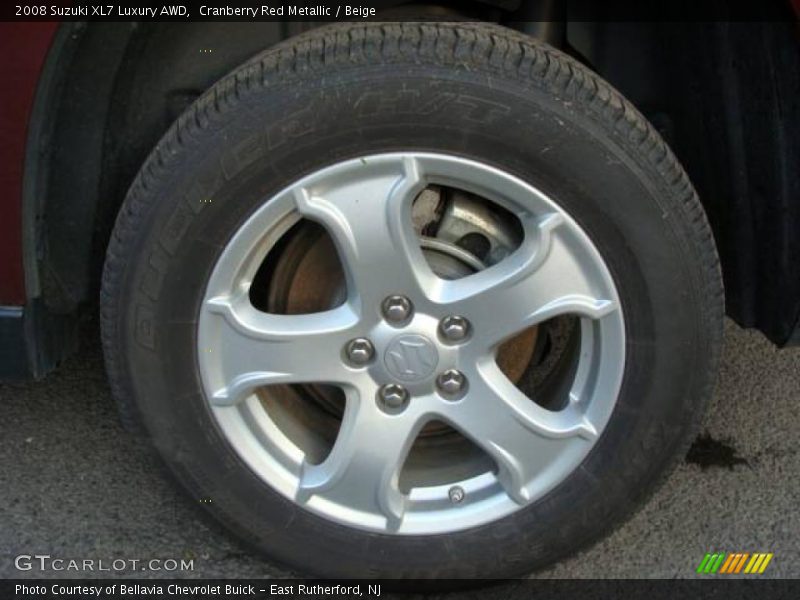 Cranberry Red Metallic / Beige 2008 Suzuki XL7 Luxury AWD