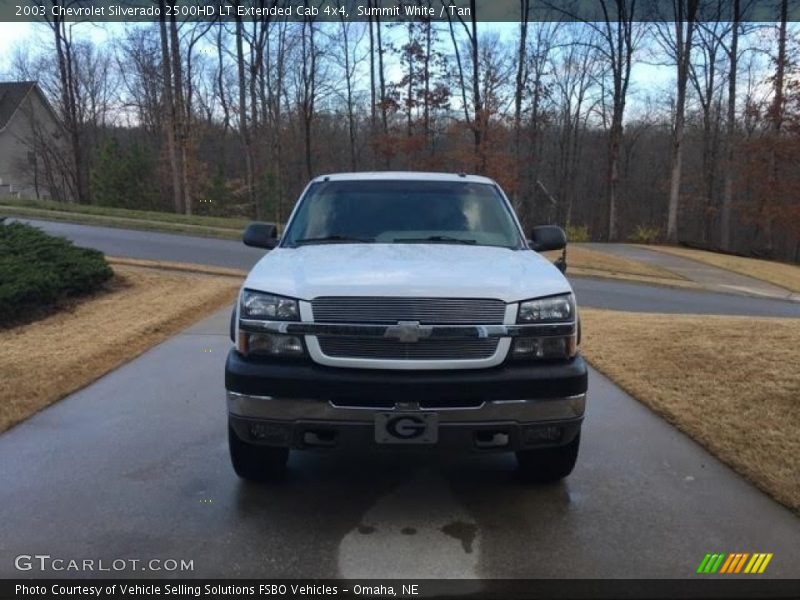 Summit White / Tan 2003 Chevrolet Silverado 2500HD LT Extended Cab 4x4