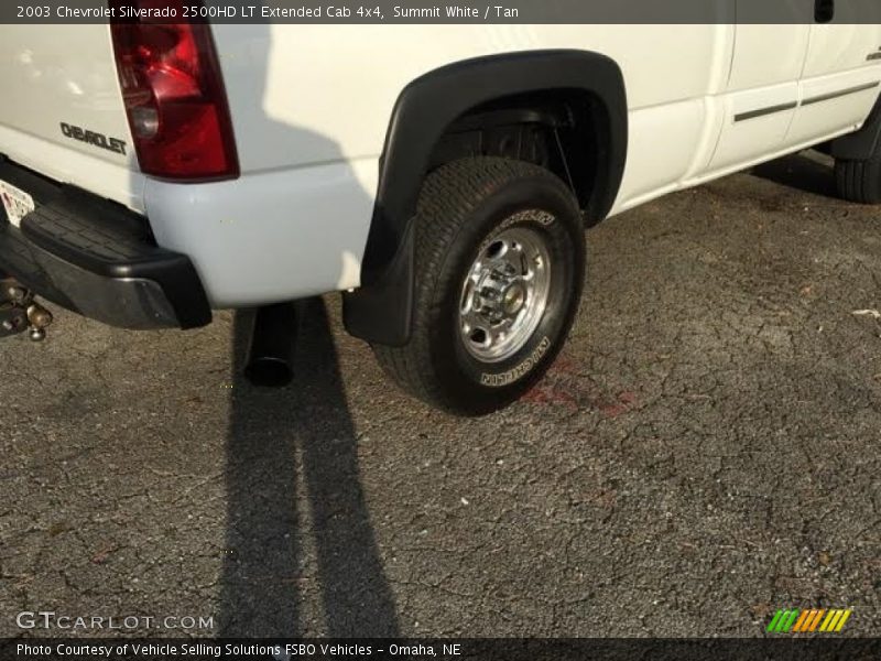Summit White / Tan 2003 Chevrolet Silverado 2500HD LT Extended Cab 4x4