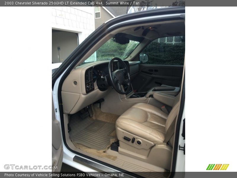 Summit White / Tan 2003 Chevrolet Silverado 2500HD LT Extended Cab 4x4