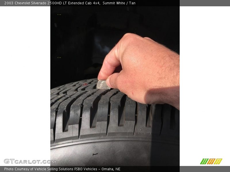 Summit White / Tan 2003 Chevrolet Silverado 2500HD LT Extended Cab 4x4