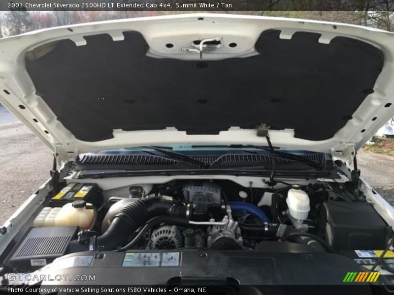 Summit White / Tan 2003 Chevrolet Silverado 2500HD LT Extended Cab 4x4