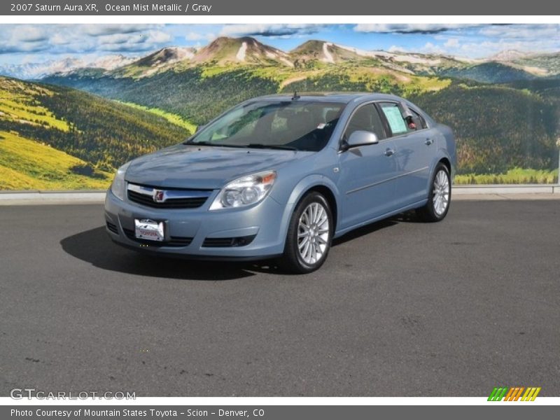 Ocean Mist Metallic / Gray 2007 Saturn Aura XR