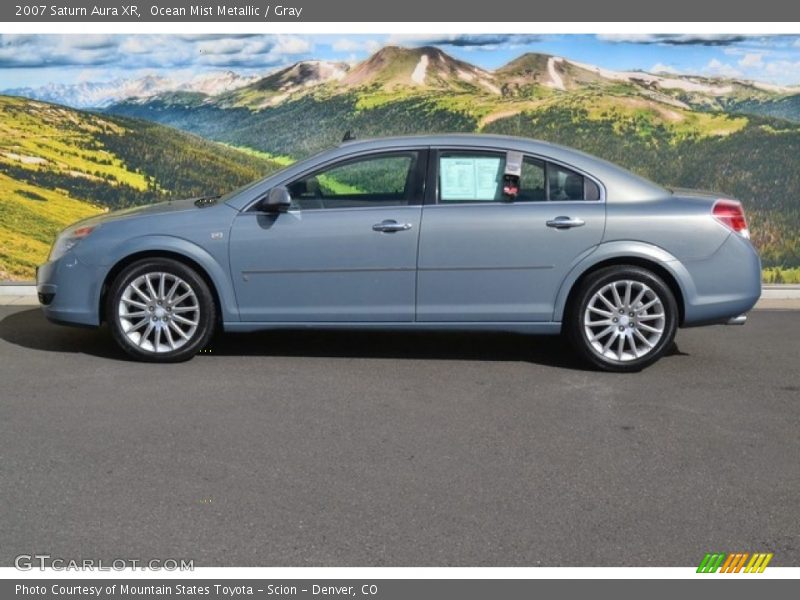 Ocean Mist Metallic / Gray 2007 Saturn Aura XR