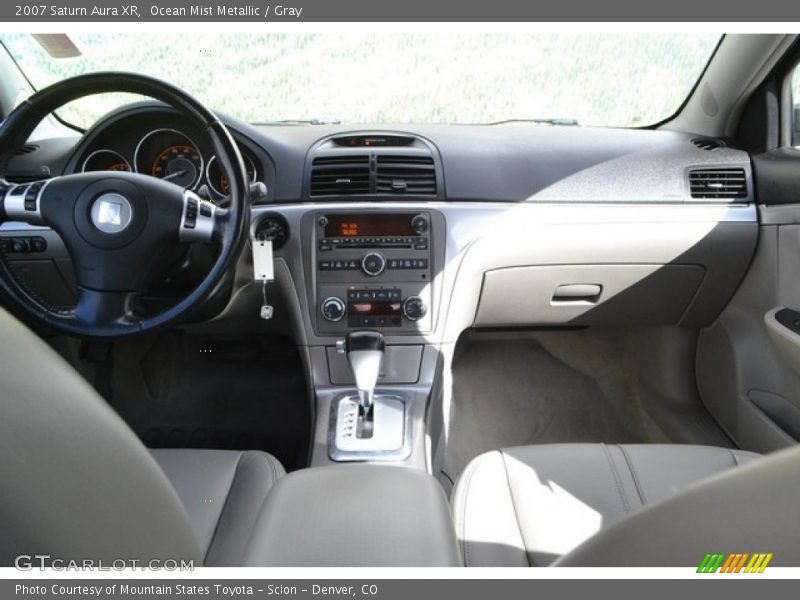 Ocean Mist Metallic / Gray 2007 Saturn Aura XR