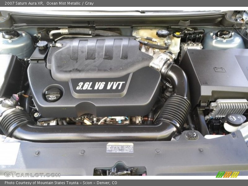 Ocean Mist Metallic / Gray 2007 Saturn Aura XR