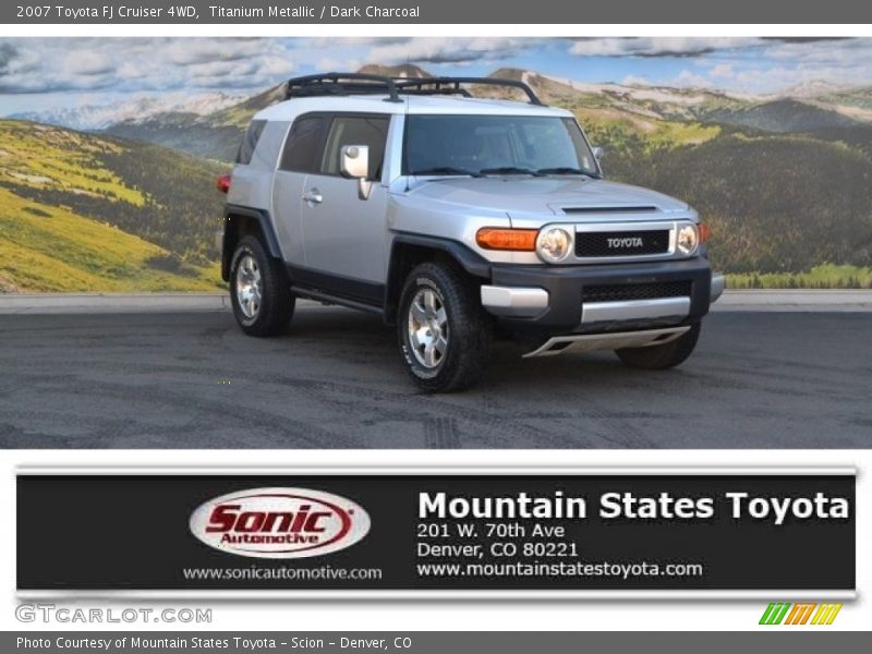 Titanium Metallic / Dark Charcoal 2007 Toyota FJ Cruiser 4WD
