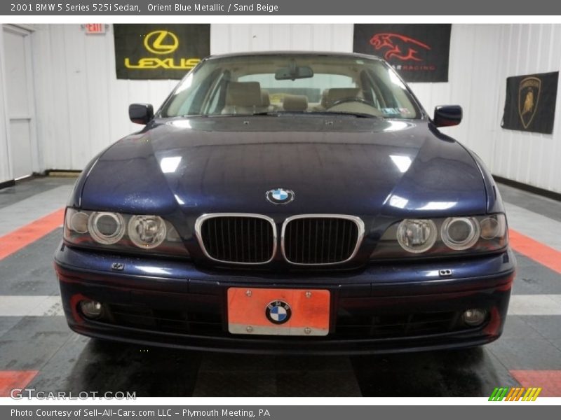 Orient Blue Metallic / Sand Beige 2001 BMW 5 Series 525i Sedan