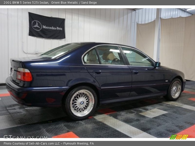 Orient Blue Metallic / Sand Beige 2001 BMW 5 Series 525i Sedan