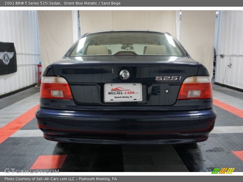 Orient Blue Metallic / Sand Beige 2001 BMW 5 Series 525i Sedan
