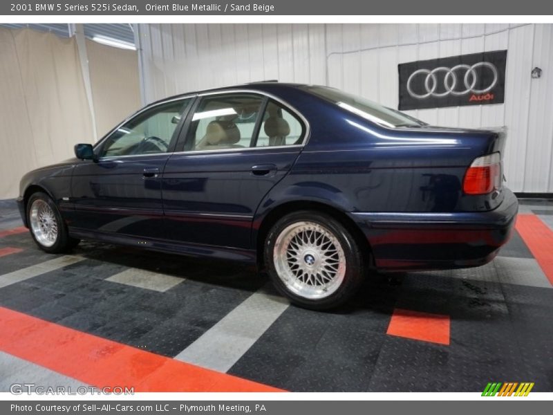 Orient Blue Metallic / Sand Beige 2001 BMW 5 Series 525i Sedan