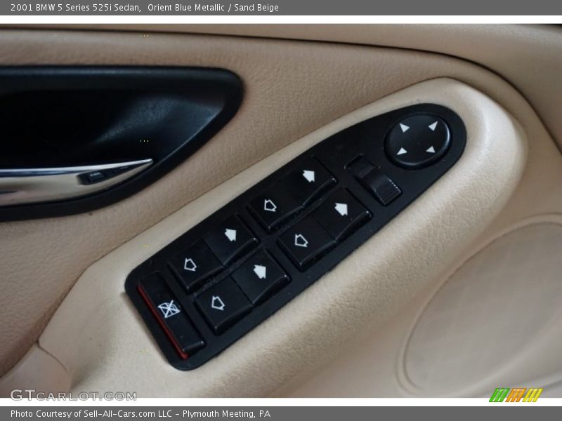 Orient Blue Metallic / Sand Beige 2001 BMW 5 Series 525i Sedan