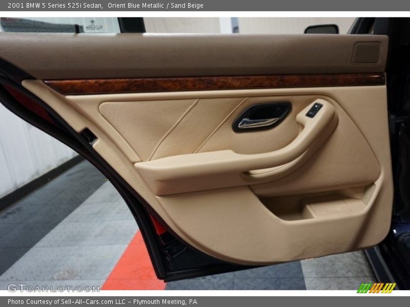 Orient Blue Metallic / Sand Beige 2001 BMW 5 Series 525i Sedan