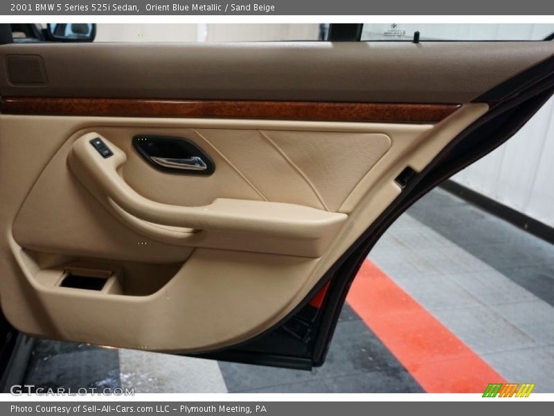 Orient Blue Metallic / Sand Beige 2001 BMW 5 Series 525i Sedan