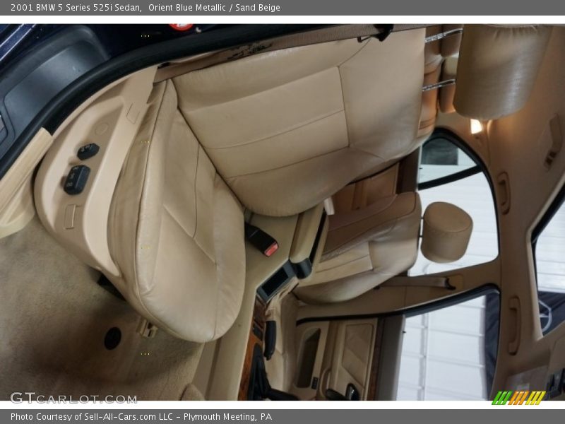 Orient Blue Metallic / Sand Beige 2001 BMW 5 Series 525i Sedan