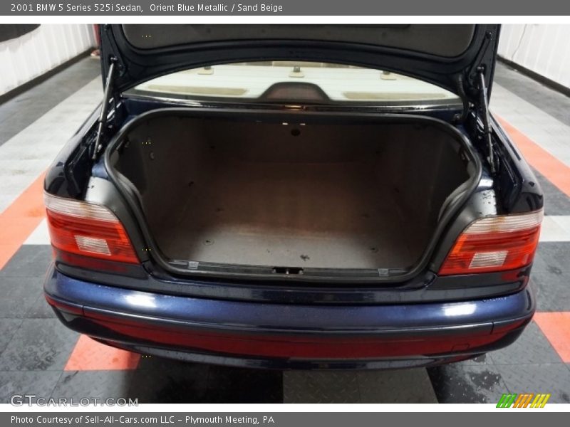 Orient Blue Metallic / Sand Beige 2001 BMW 5 Series 525i Sedan