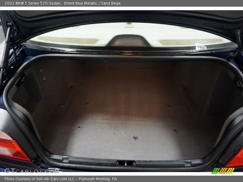 Orient Blue Metallic / Sand Beige 2001 BMW 5 Series 525i Sedan