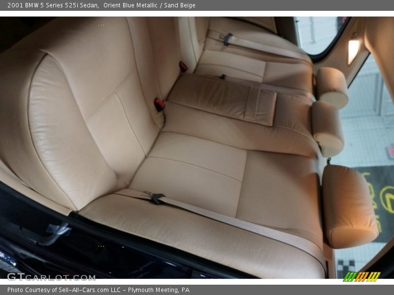 Orient Blue Metallic / Sand Beige 2001 BMW 5 Series 525i Sedan