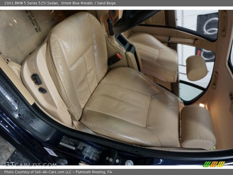 Orient Blue Metallic / Sand Beige 2001 BMW 5 Series 525i Sedan