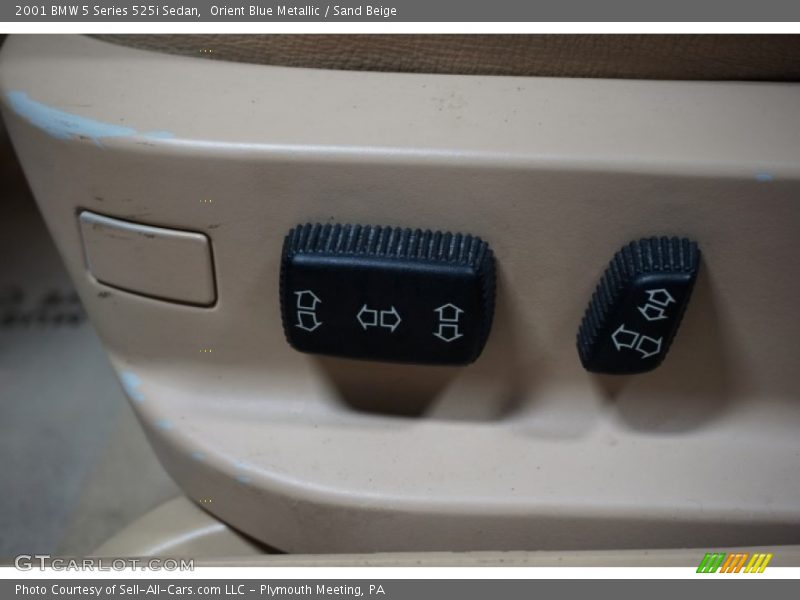 Orient Blue Metallic / Sand Beige 2001 BMW 5 Series 525i Sedan