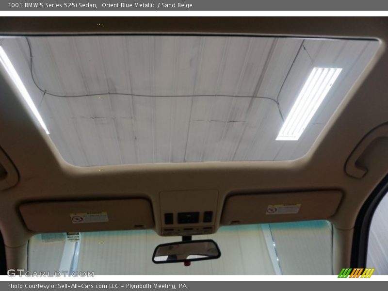 Orient Blue Metallic / Sand Beige 2001 BMW 5 Series 525i Sedan
