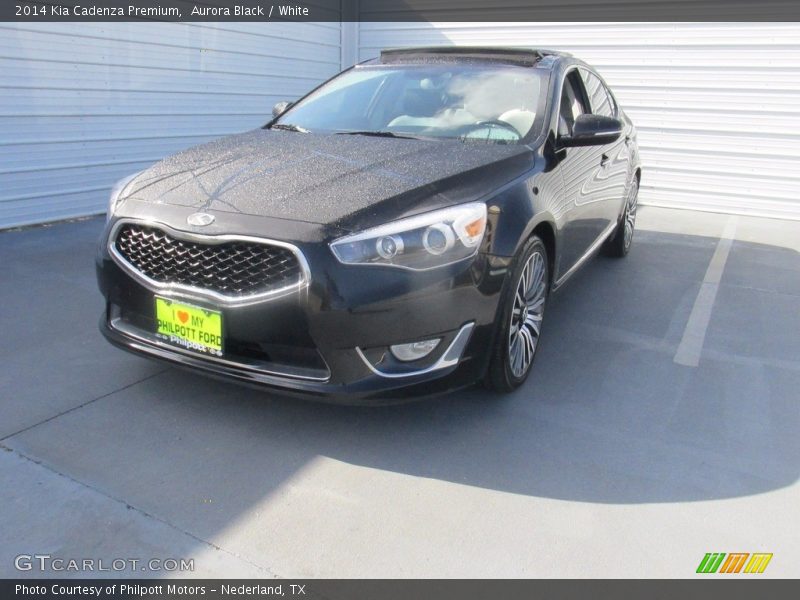 Aurora Black / White 2014 Kia Cadenza Premium