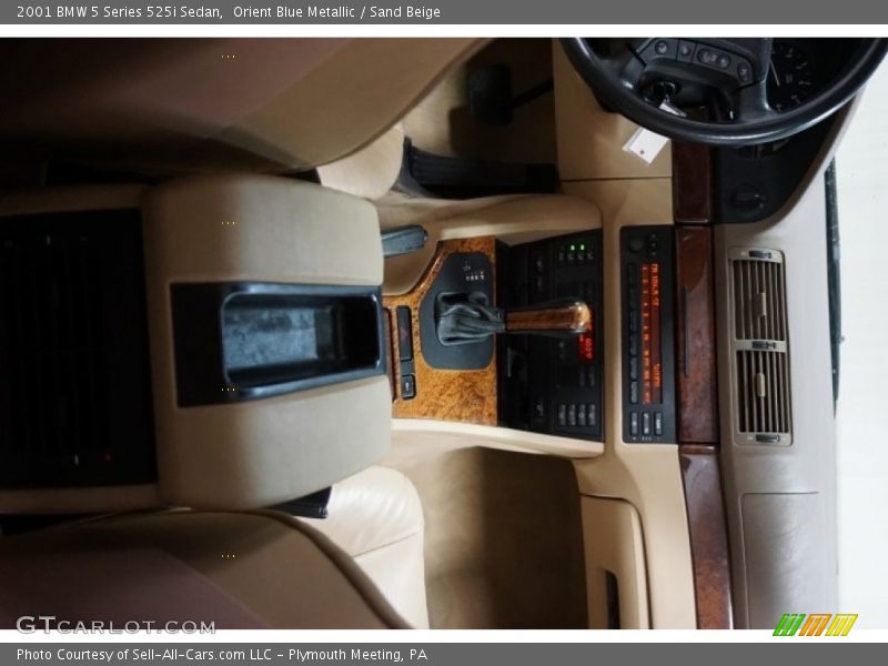 Orient Blue Metallic / Sand Beige 2001 BMW 5 Series 525i Sedan