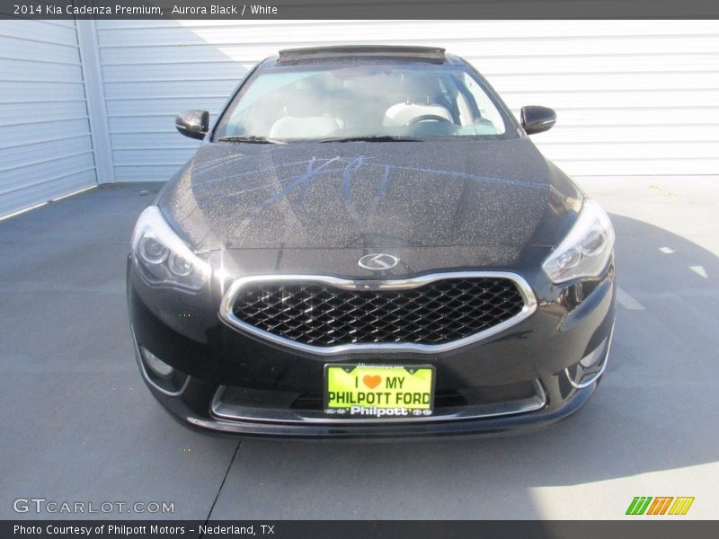 Aurora Black / White 2014 Kia Cadenza Premium