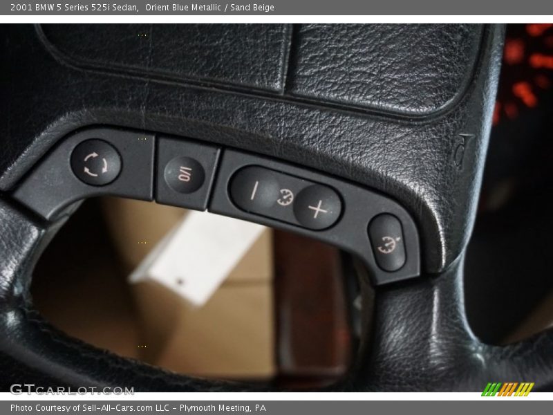 Orient Blue Metallic / Sand Beige 2001 BMW 5 Series 525i Sedan