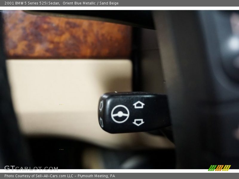 Orient Blue Metallic / Sand Beige 2001 BMW 5 Series 525i Sedan