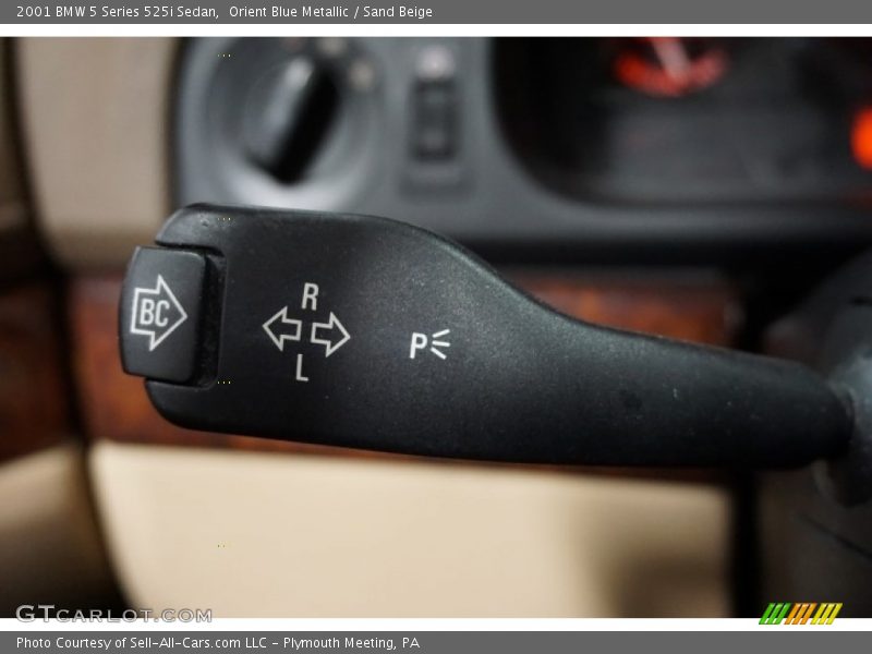 Orient Blue Metallic / Sand Beige 2001 BMW 5 Series 525i Sedan