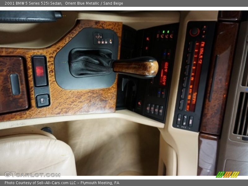 Orient Blue Metallic / Sand Beige 2001 BMW 5 Series 525i Sedan
