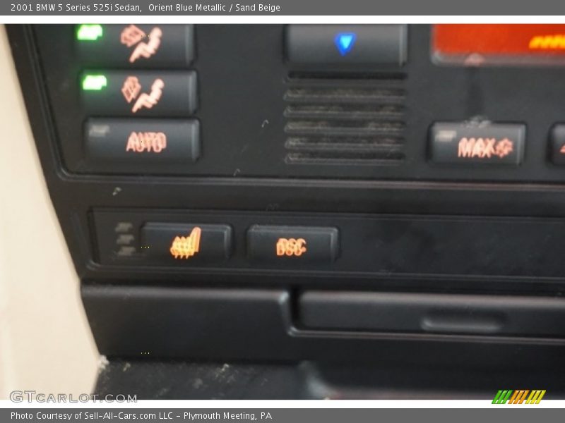Orient Blue Metallic / Sand Beige 2001 BMW 5 Series 525i Sedan