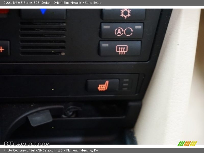 Orient Blue Metallic / Sand Beige 2001 BMW 5 Series 525i Sedan