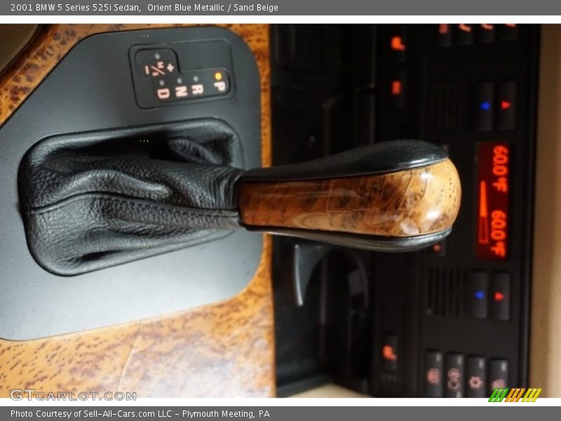 Orient Blue Metallic / Sand Beige 2001 BMW 5 Series 525i Sedan