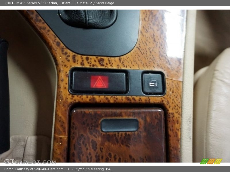 Orient Blue Metallic / Sand Beige 2001 BMW 5 Series 525i Sedan