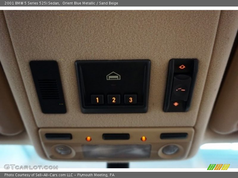 Orient Blue Metallic / Sand Beige 2001 BMW 5 Series 525i Sedan