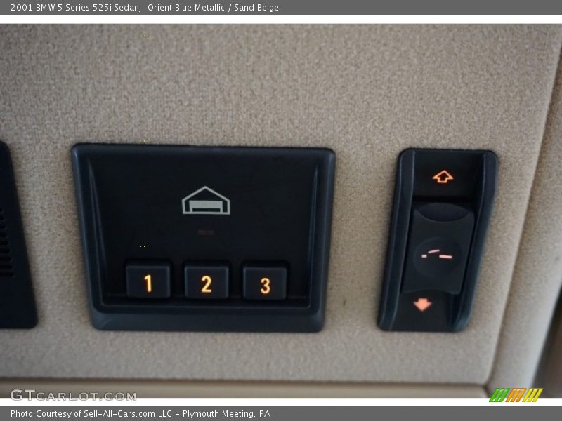 Orient Blue Metallic / Sand Beige 2001 BMW 5 Series 525i Sedan