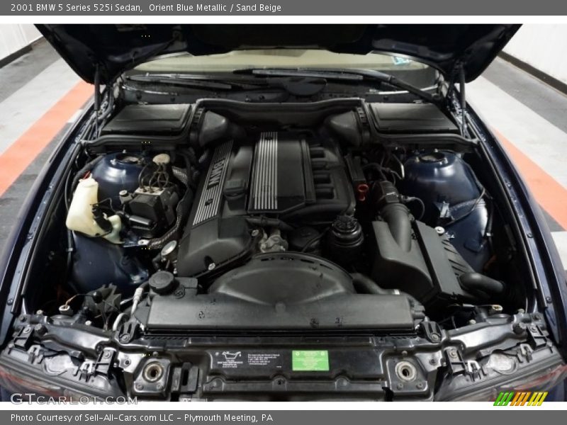 Orient Blue Metallic / Sand Beige 2001 BMW 5 Series 525i Sedan
